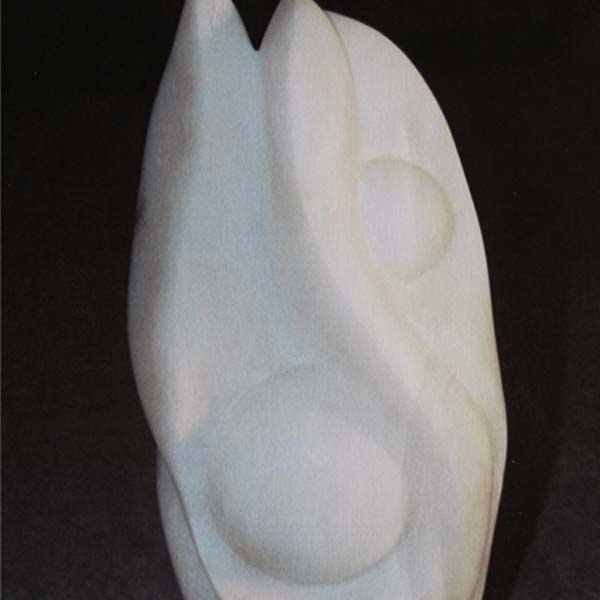 Helmut Weiler Skulptur: Florale Form mit Kugeln